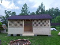 Садовая беседка для дачи 3x6 метров.