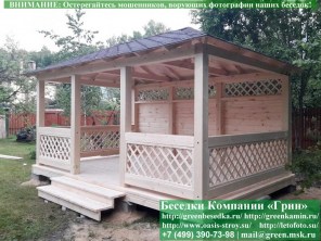 Простая ступень при установке беседок, бытовок, хозблоков на блоки